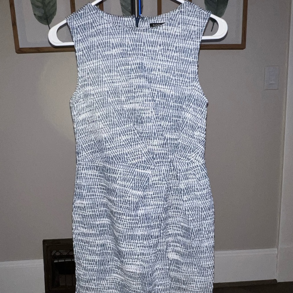 Banana Republic Blue and White Mini Dress